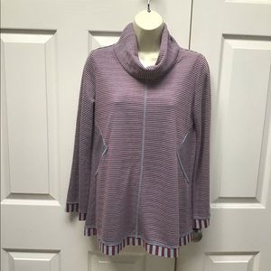 True Luxe Jeans Striped long sleeve top size XS